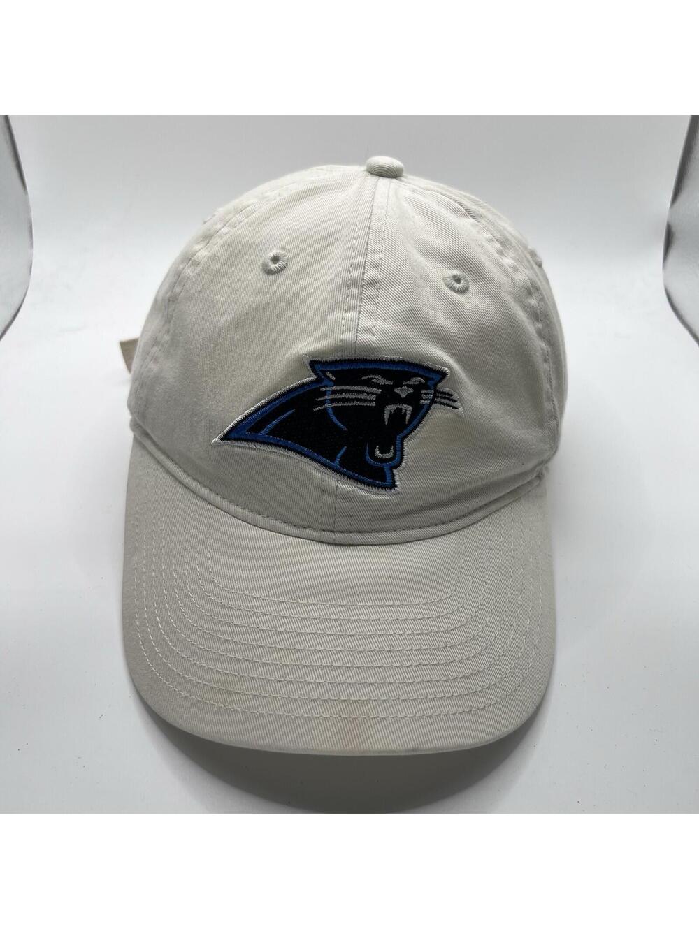 Carolina Panthers Football Nfl Adjustable Strapback Men’s Khaki Cap Hat